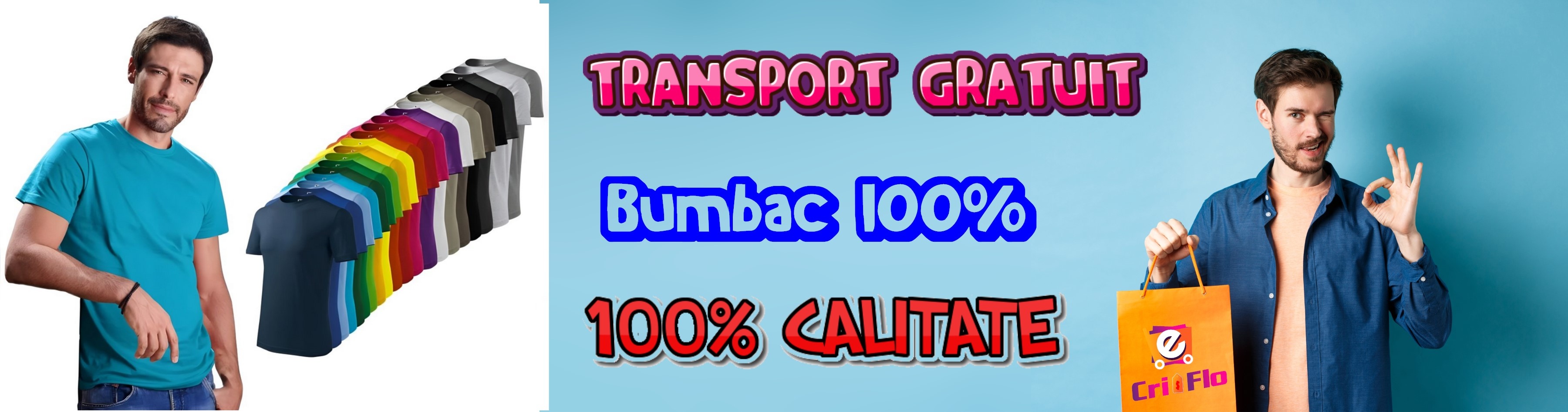 Prezentarea setului de 20 de tricouri pentru bărbat din bumbac, diferite culori